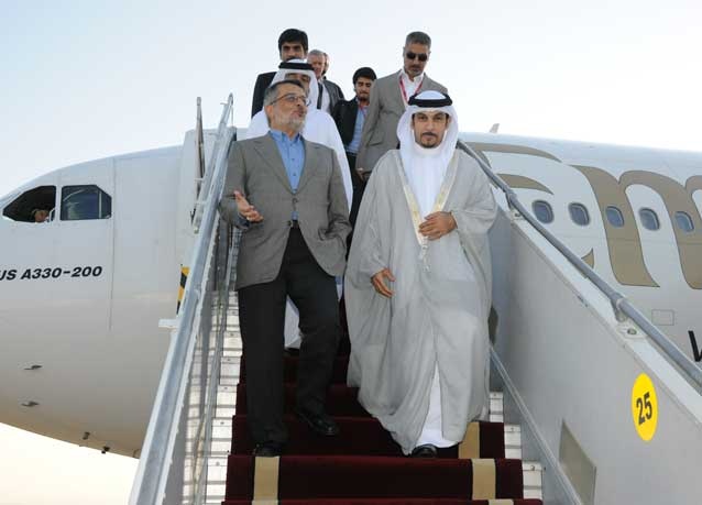 PHOTOS: Emirates lands in Mashhad