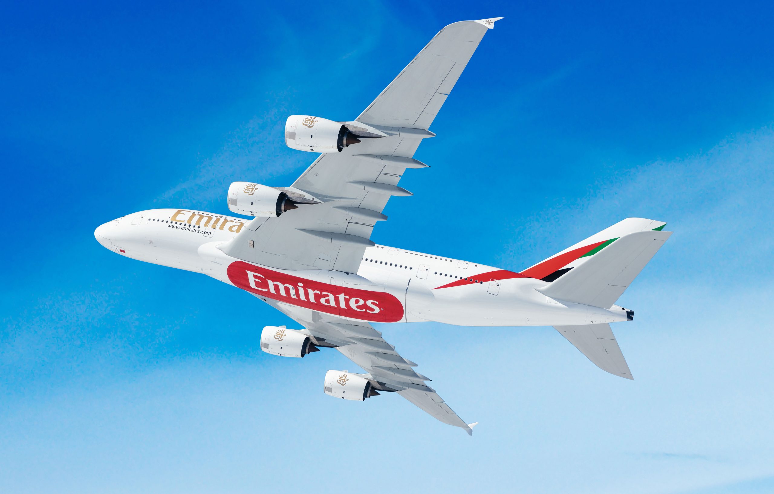 GeminiJets 1:400 Emirates Airbus A380-800 A6-EOD (NBA Livery