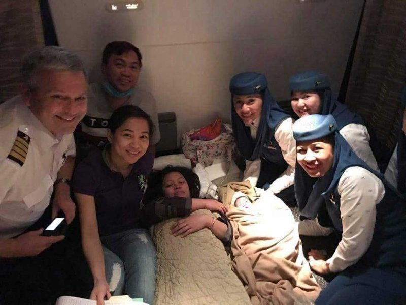 Miracle on Saudi Arabia-Philippines flight as baby delivered on board