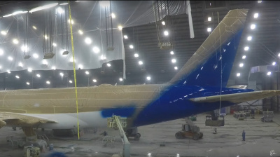 Video First Helvetic Embraer E190e2 Leaves Paint Shop Aviation