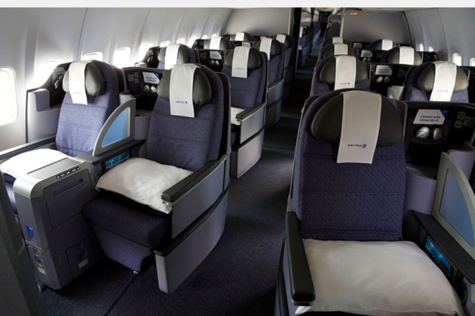 Photos United Airlines P S Premium Service Fleet Redesign