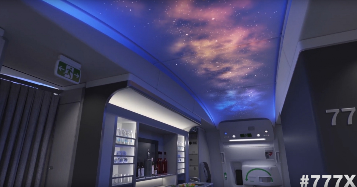 Boeing Corporation Unveils Concept Video Of 777x Aircraft Cabin