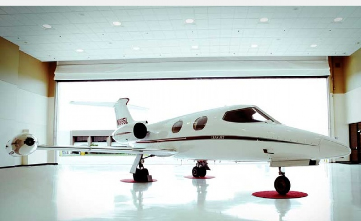 The Learjet 23. The Learjet 23.