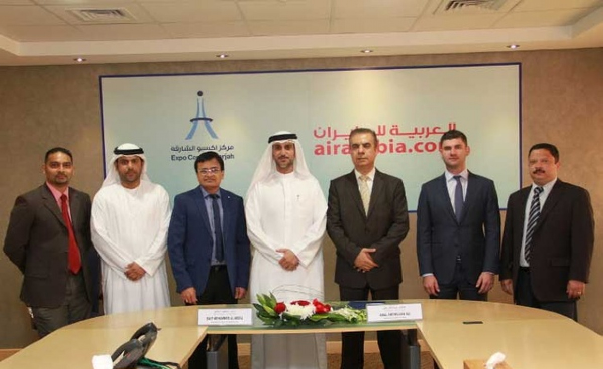 Expo Centre Sharjah And Air Arabia Sign Mou Business Aviation Business Middle East