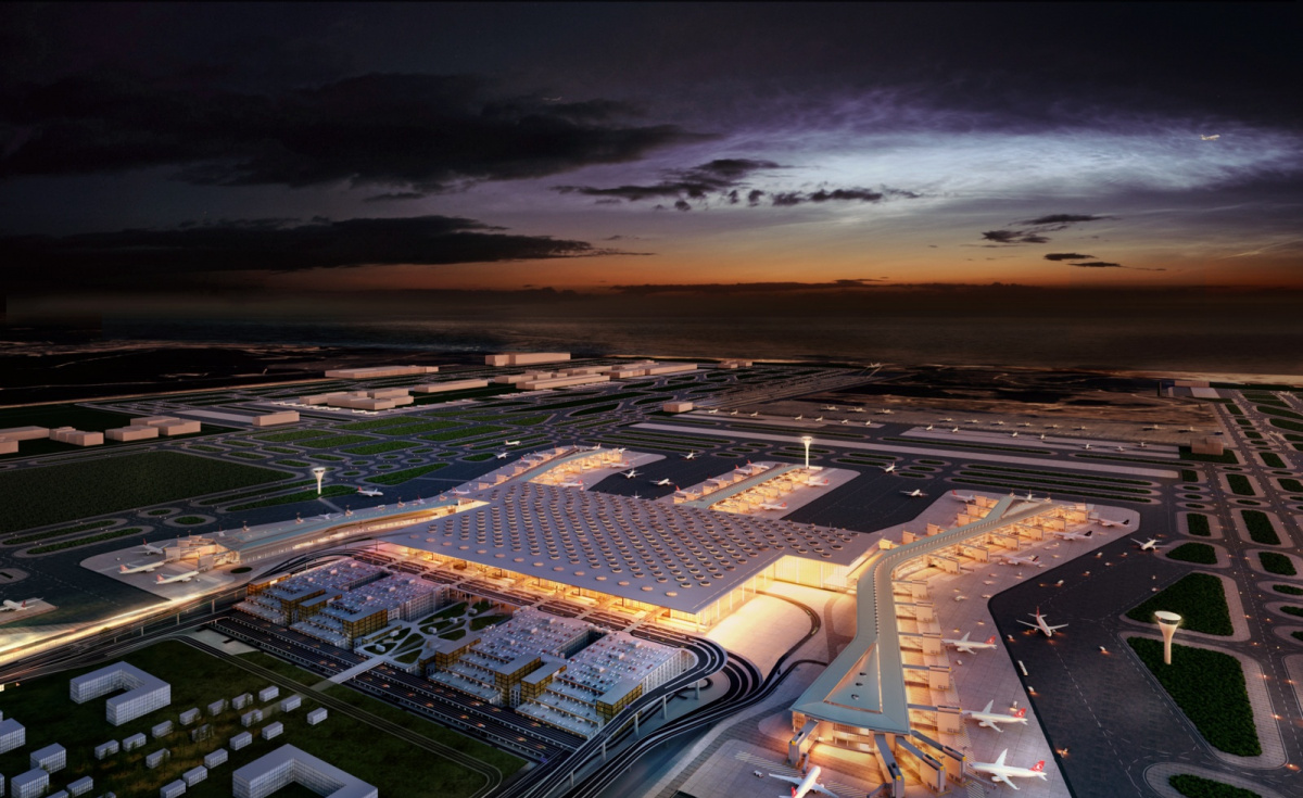 Upon completion of the project’s entirety, the new airport is expected to have six active runways, 250 aircraft and parking facilities for 18,000 vehicles. Upon completion of the project’s entirety, the new airport is expected to have six active runways, 250 aircraft and parking facilities for 18,000 vehicles.