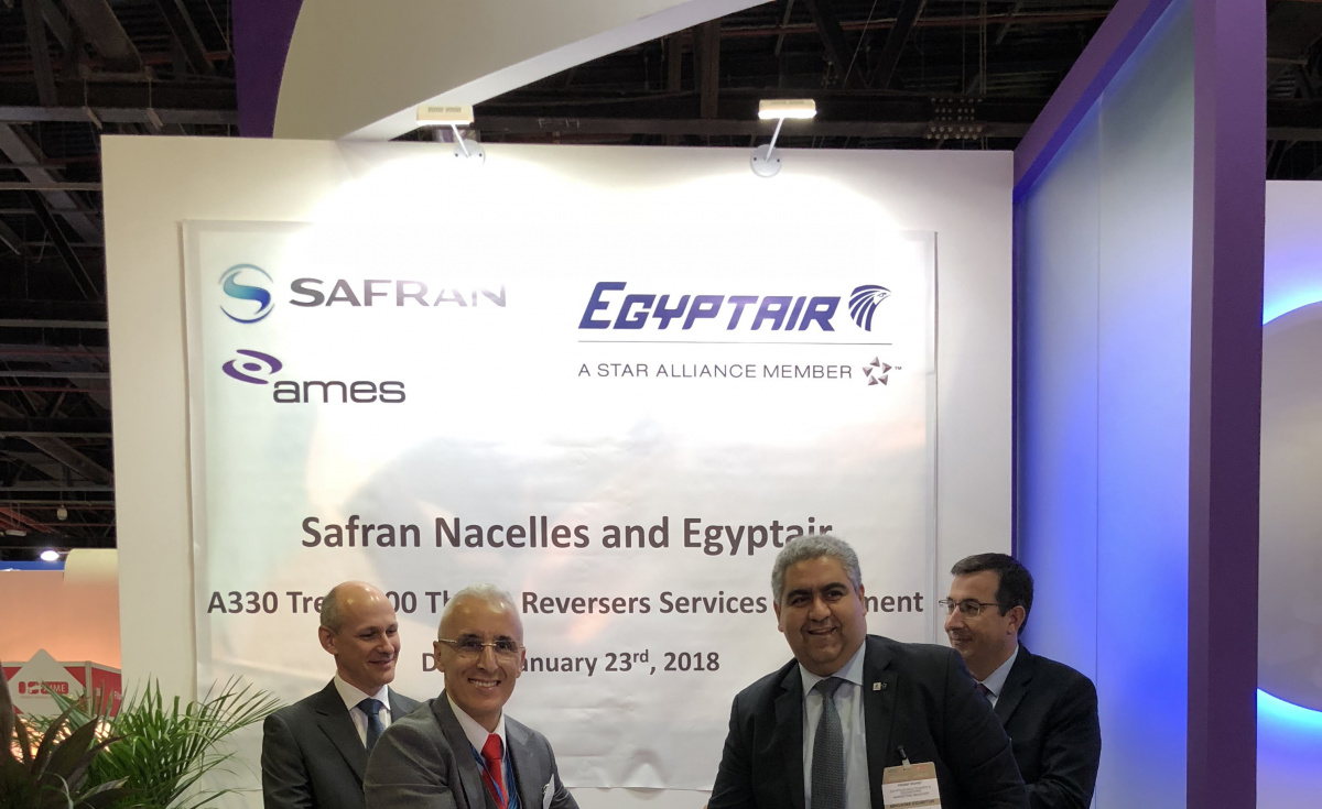 The agreement was signed and revealed during MRO Middle East 2018. The agreement was signed and revealed during MRO Middle East 2018.