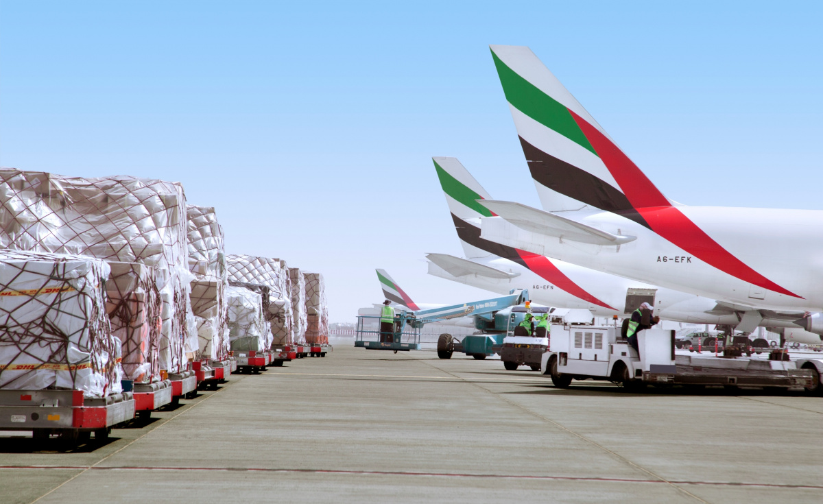 Emirates SkyCargo is transporting two cars to London to participate in theGumball Rally 3000. Emirates SkyCargo is transporting two cars to London to participate in theGumball Rally 3000.