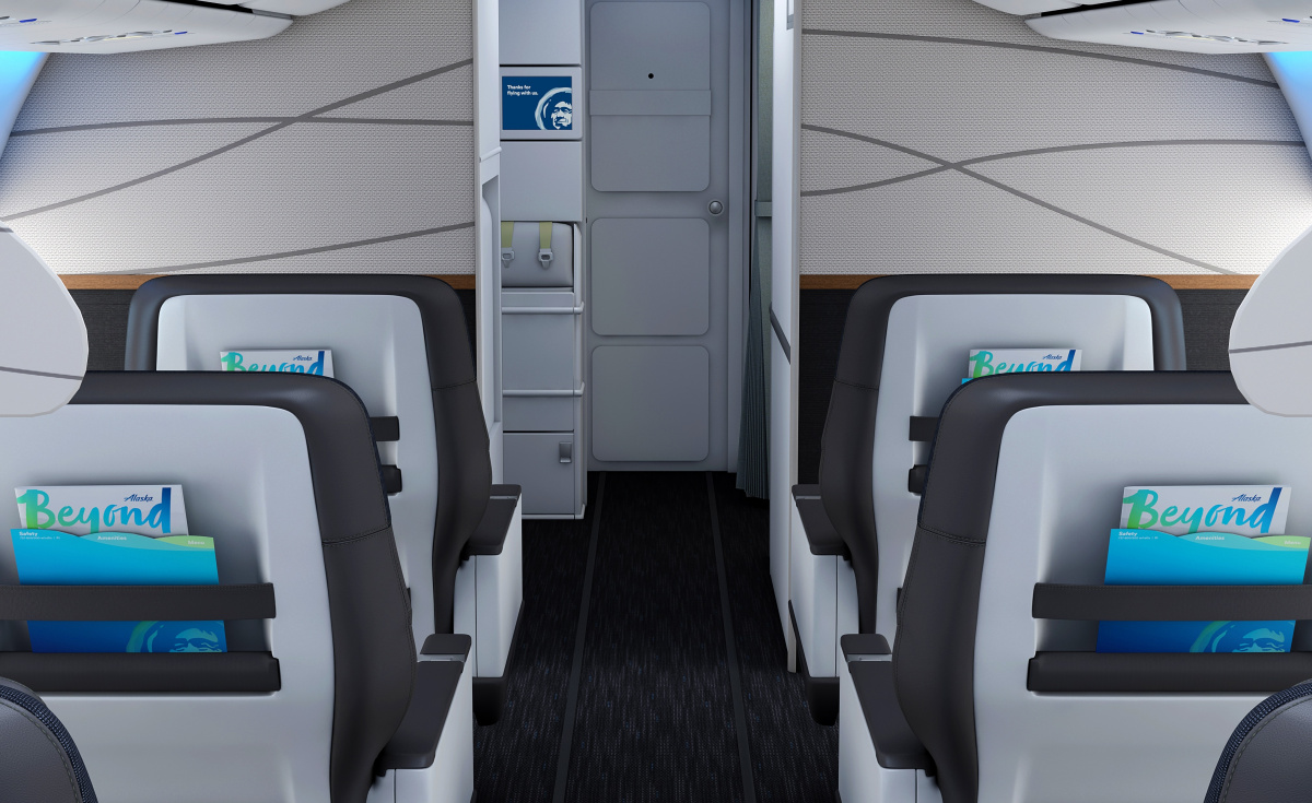 Alaska Airlines Taps Stg Aerospace To Support Cabin Rebranding