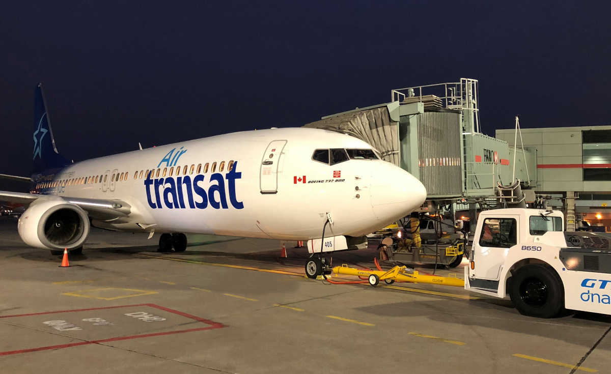 Air Transat is a seasonal airline that operates roughly 140 weekly flights from Toronto during the peak holiday period. Air Transat is a seasonal airline that operates roughly 140 weekly flights from Toronto during the peak holiday period.