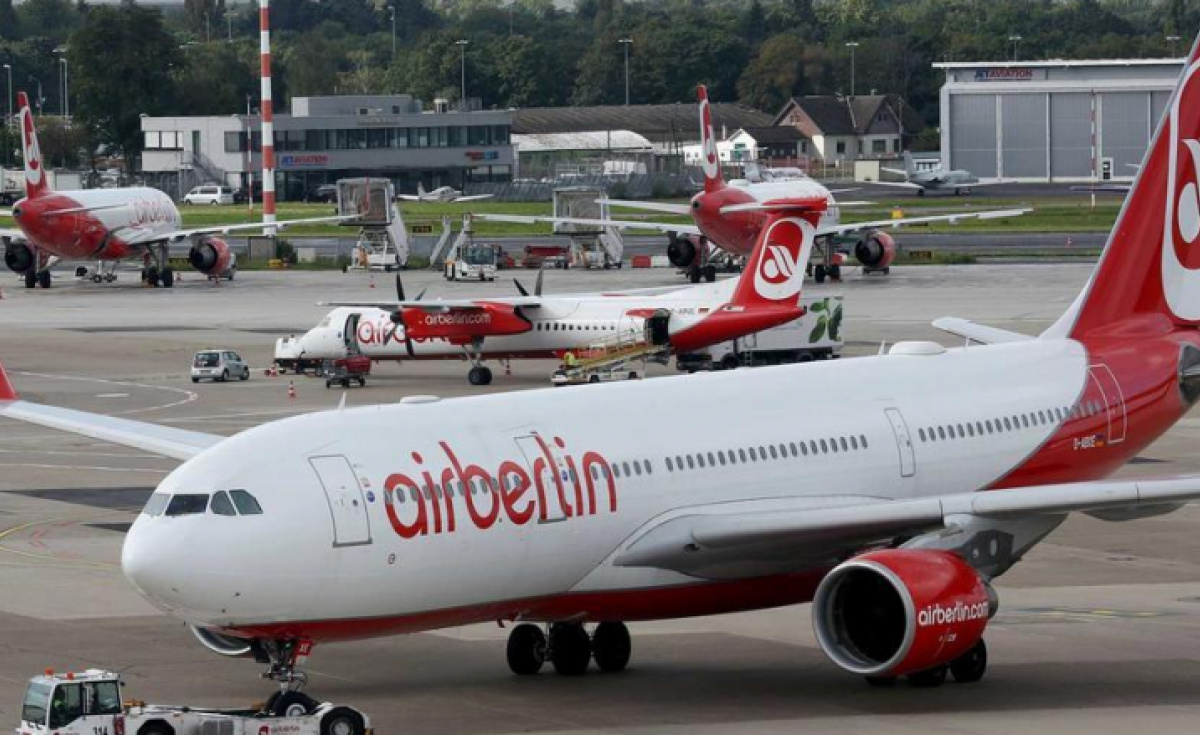 Air Berlin went bust after Etihad Group withdrew its support in August 2017. Air Berlin went bust after Etihad Group withdrew its support in August 2017.