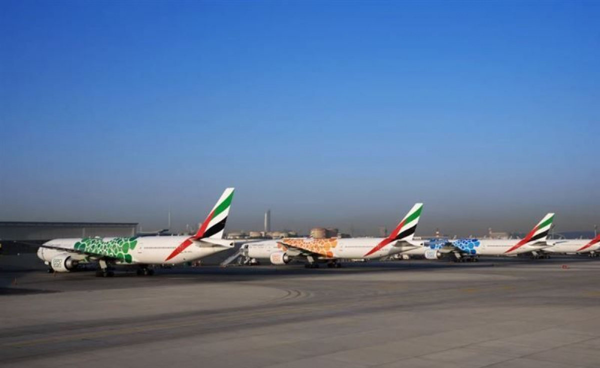 Emirates Completes Liveries On Dubai Expo 2020 Mini Fleet Airlines Emirates Airlines Expo 2020 Aircraft Livery Travel Flights Aviation Business Middle East