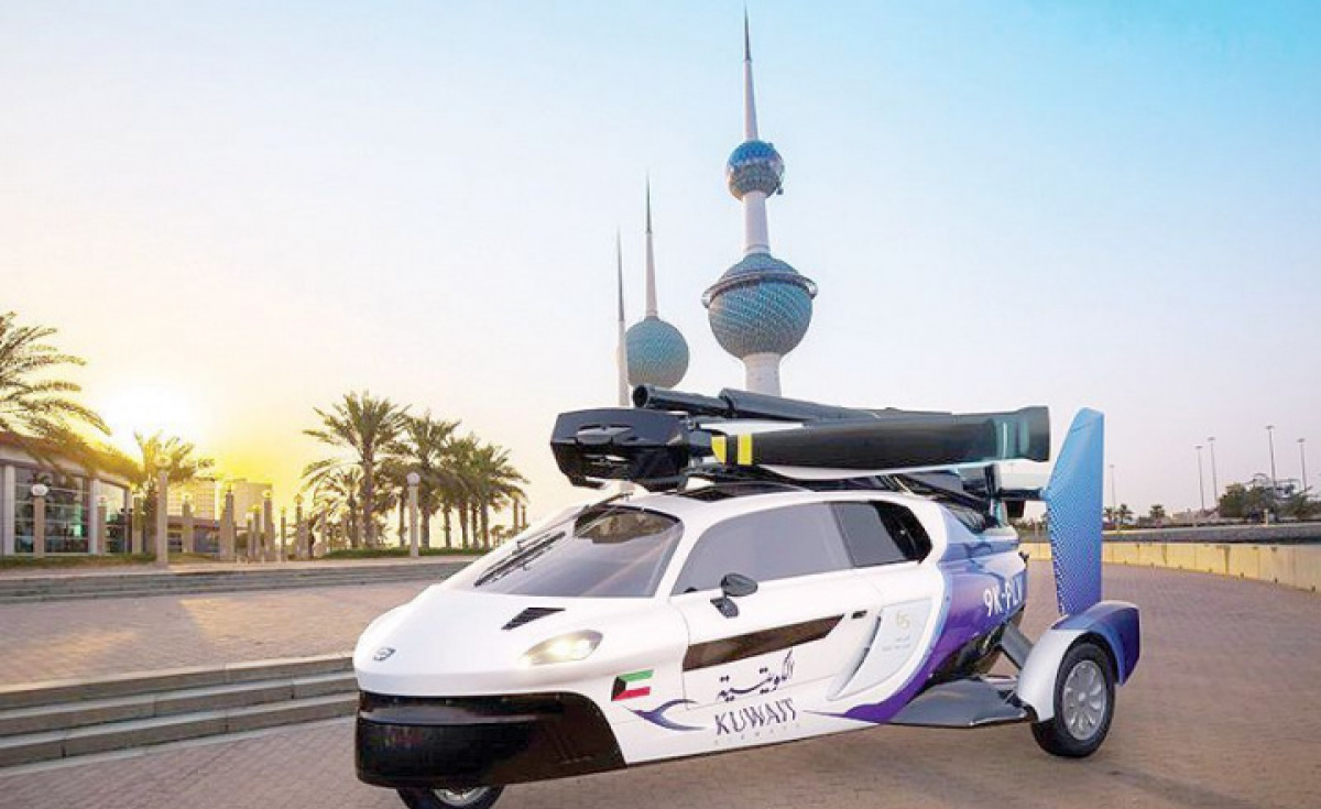 A memorandum of understanding (MoU) has been signed between Kuwait Airways Corporation (KAC) and the Dutch firm Personal Air Land Vehicle (PAL-V) flying cars company, where KAC will provide maintenance for the vehicles in the Middle East. A memorandum of understanding (MoU) has been signed between Kuwait Airways Corporation (KAC) and the Dutch firm Personal Air Land Vehicle (PAL-V) flying cars company, where KAC will provide maintenance for the vehicles in the Middle East.