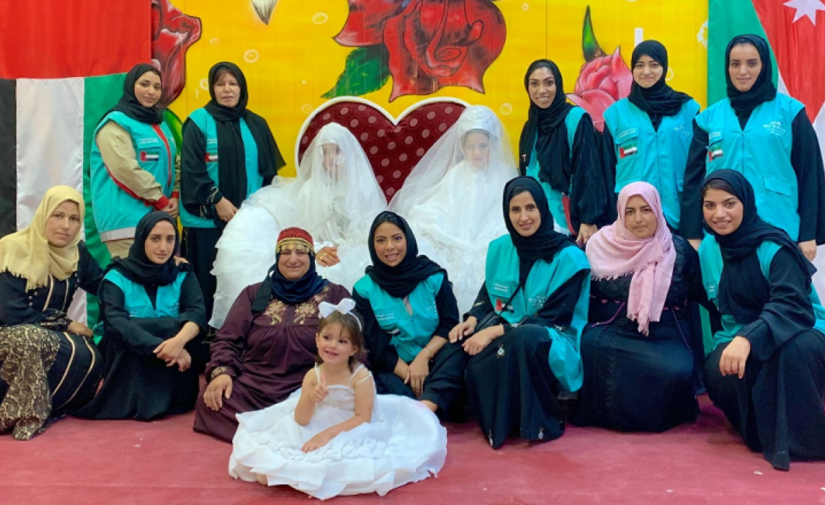 Etihad, Syrian refugees, Jordan, CSR Initiative, Emirati womens day Etihad, Syrian refugees, Jordan, CSR Initiative, Emirati womens day