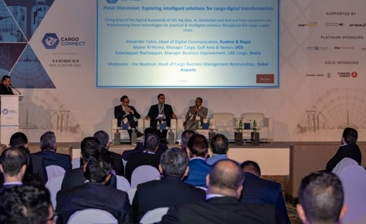 Dubai Airshow, Cargo connect, Air cargo, Cargo, Blockchain, Artificial Intelligence Dubai Airshow, Cargo connect, Air cargo, Cargo, Blockchain, Artificial Intelligence