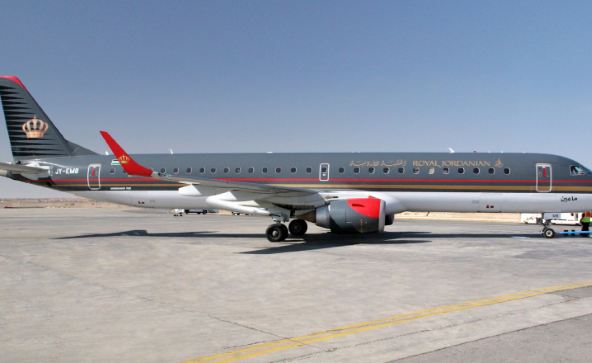 Royal Jordanian, Embraer, Hawker Pacific Royal Jordanian, Embraer, Hawker Pacific