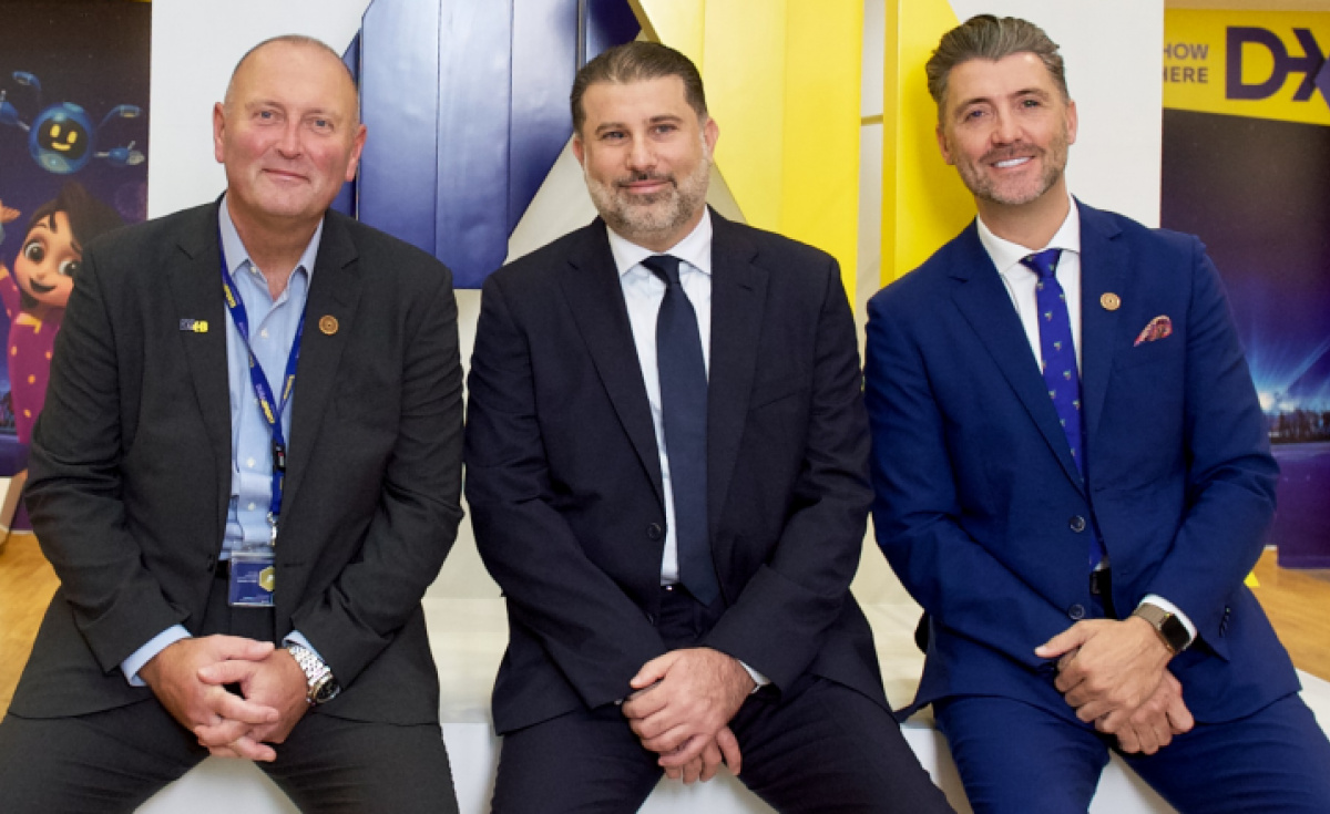 From (L) to (R): Frank McCrorie, Senior Vice President, Operations DXB; Abdul Razzak Mikati, Managing Director, DTP; Lloyd Gozzett, Vice President, BT Customer Success From (L) to (R): Frank McCrorie, Senior Vice President, Operations DXB; Abdul Razzak Mikati, Managing Director, DTP; Lloyd Gozzett, Vice President, BT Customer Success