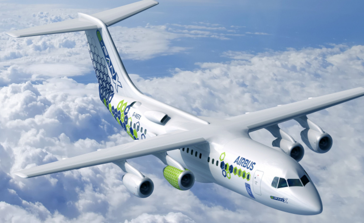 he AE-Fan X is a large hybrid electric aircraft being developed by Airbus, Rolls-Royce and Siemens. he AE-Fan X is a large hybrid electric aircraft being developed by Airbus, Rolls-Royce and Siemens.