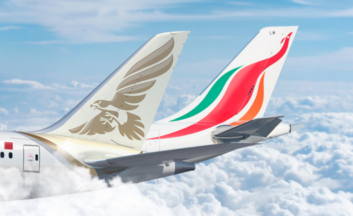 Gulf Air, SriLankan Airlines, Codeshare Gulf Air, SriLankan Airlines, Codeshare