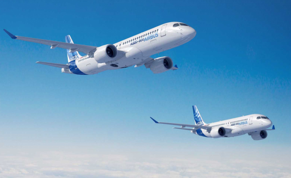 Airbus, Airbus 220, A220, Bombardier Airbus, Airbus 220, A220, Bombardier