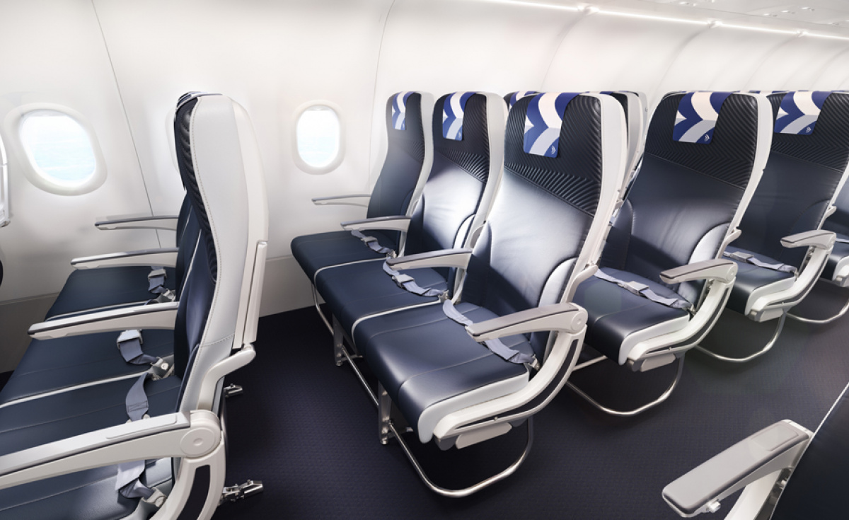 Aegean, Priestmangoode, Aircraft interior, Cabin interior Aegean, Priestmangoode, Aircraft interior, Cabin interior