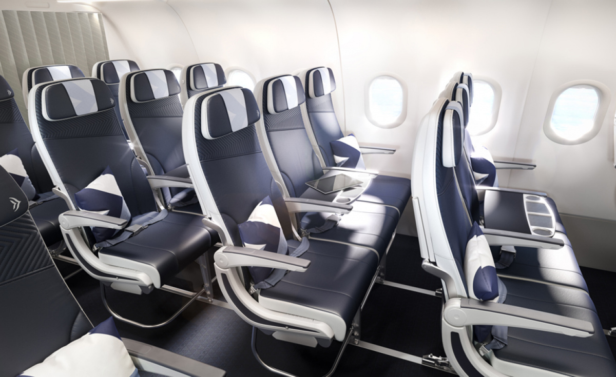 Aegean, Priestmangoode, Aircraft interior, Cabin interior Aegean, Priestmangoode, Aircraft interior, Cabin interior