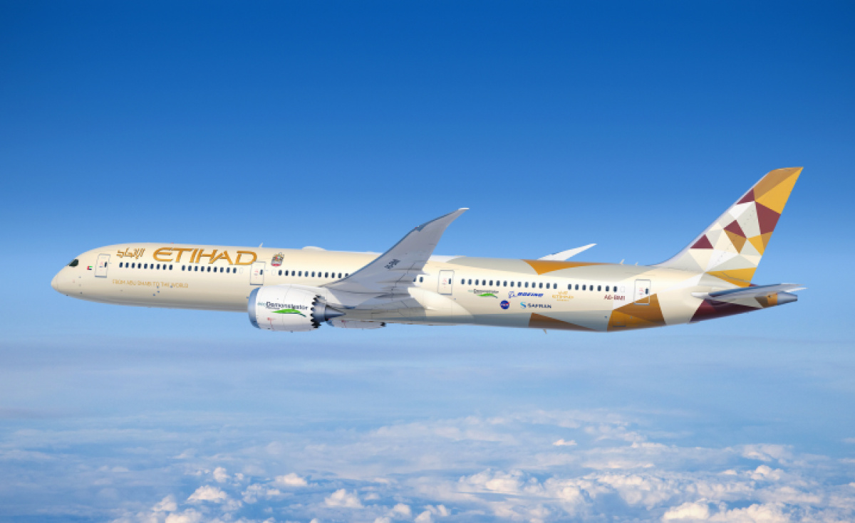 Etihad, Boeing, Uv disinfection Etihad, Boeing, Uv disinfection